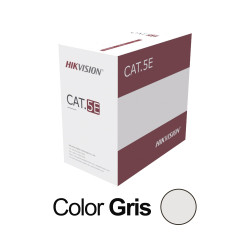 Bobina de Cable UTP 305 Mts / Cat 5E (24 AWG) / Color Gris /...